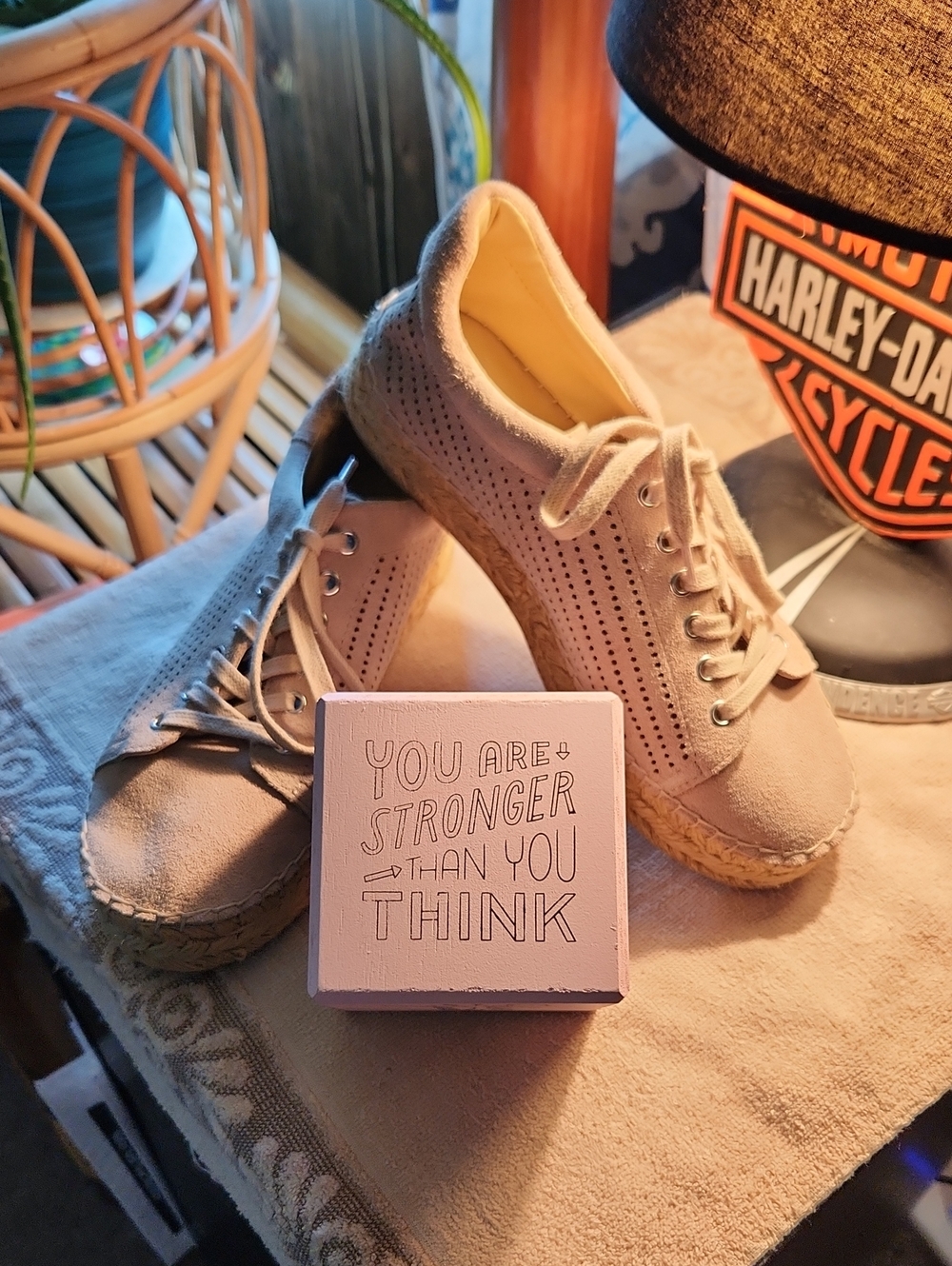 Marc Fisher Ltd Suede&Jute Sneakers